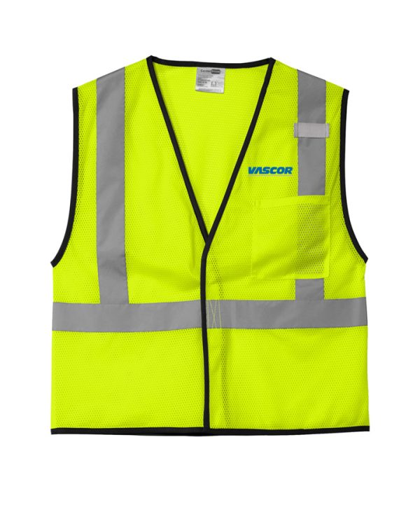 Unisex CornerStone ® ANSI 107 Class 2  Economy Mesh One-Pocket Vest