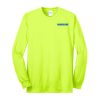 Unisex Port & Company Core Blend Long Sleeve Tee - Safety Colors - Image 2