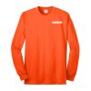 Unisex Port & Company Core Blend Long Sleeve Tee - Safety Colors - Image 3